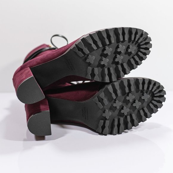 Stuart Weitzman Shackleton Round Toe Suede Boots - Picture 10 of 16